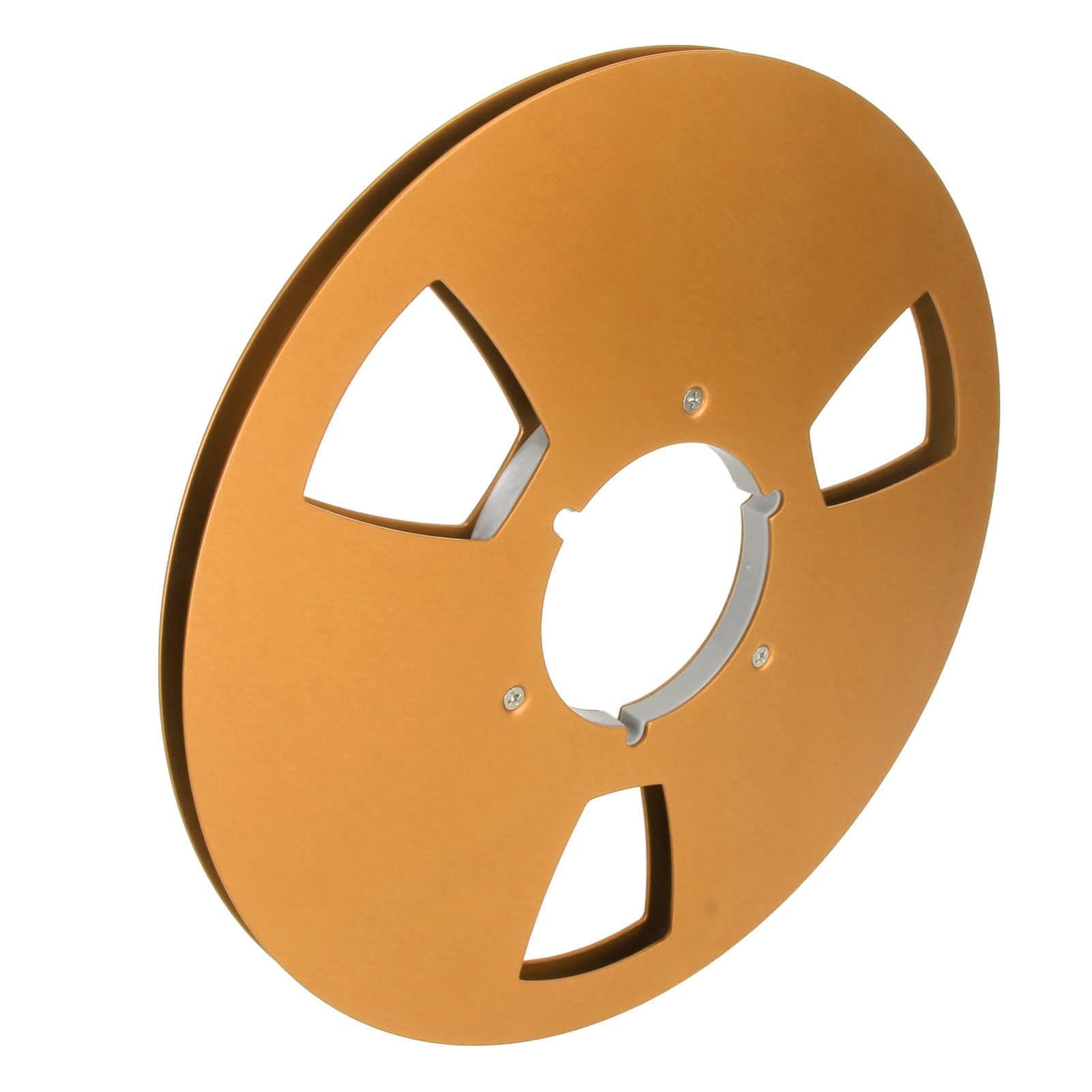10.5 Inch 14 Inch Tape Reel Open Reel 3 Wind Resistance Holes Empty Tape Reel for Recording gold