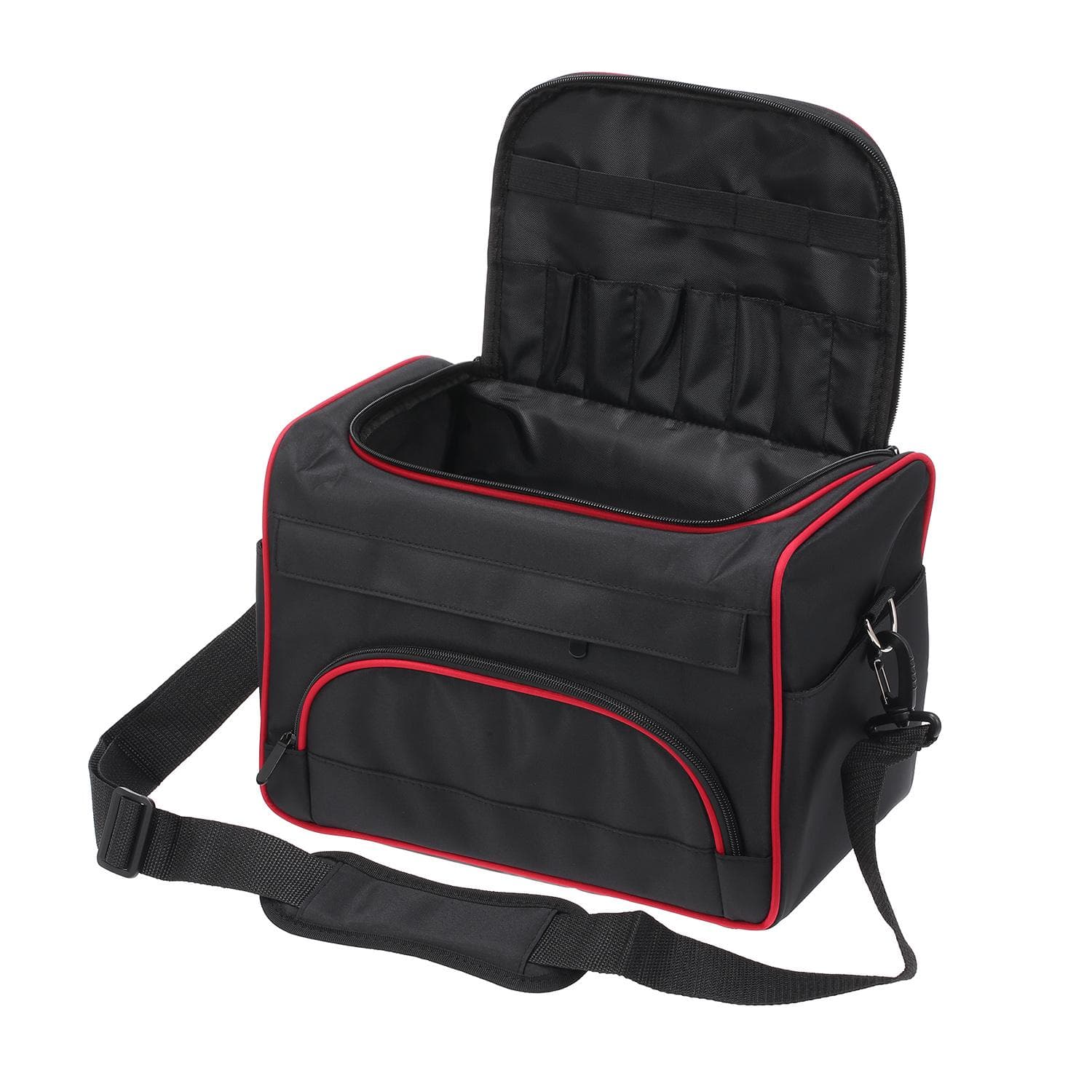 Hair Scissor Bag Salon Barber Handbag Hair styling with Shoulder Strap black