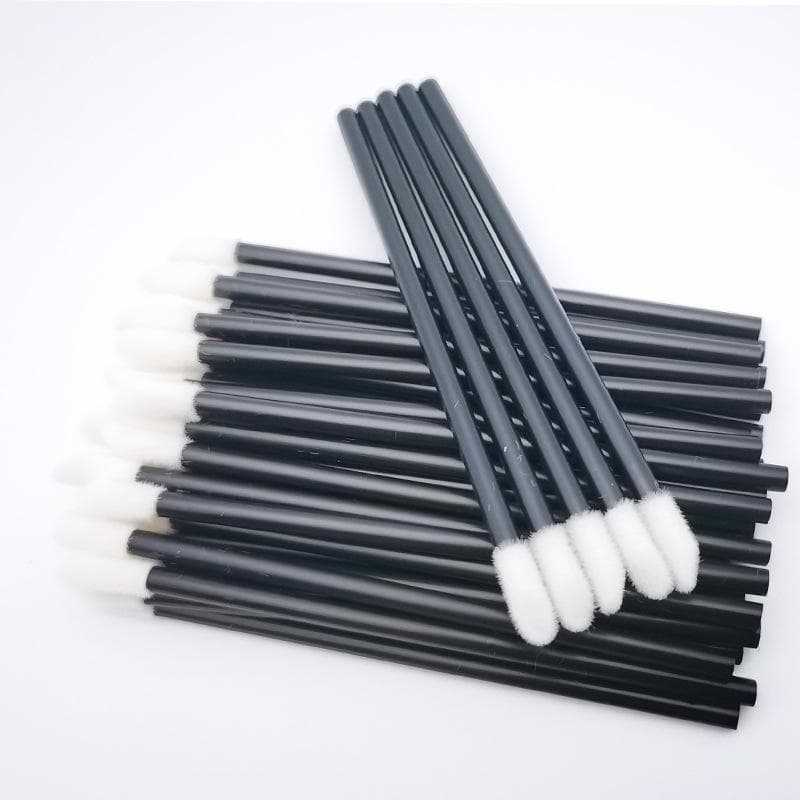 50Pcs Disposable Lip Brush Eyelash Makeups Microbrush Lash Extension Mascara Applicator Lipstick Wands Set Cosmetic Makeup Tools 50Pcs