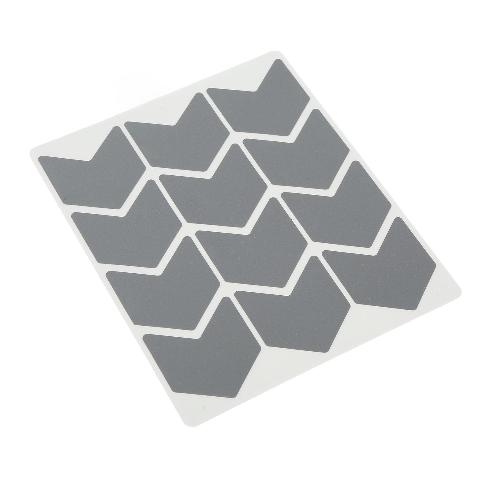 12Pcs Bike Reflective Stickers Waterproof Easy to Install Safety Cycling Wheel Sticker for Road