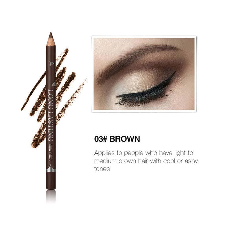 Makeup Long-Lasting Wear Eyebrow Pencil Waterproof Brown Black Painting Eyebrow Tools Make-Up brown