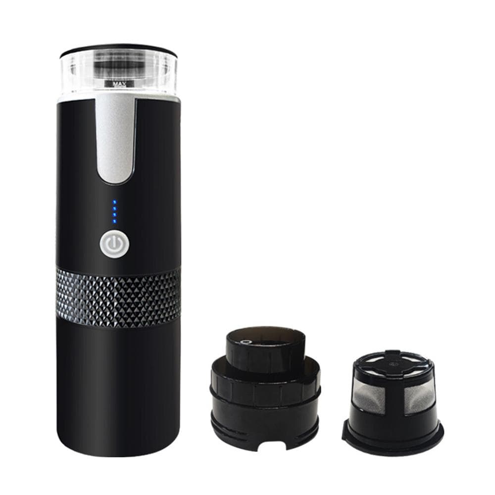 Portable Coffee Maker, 170mL Wireless Electric Espresso Machine Mini Rechargeable Capsule Coffee black