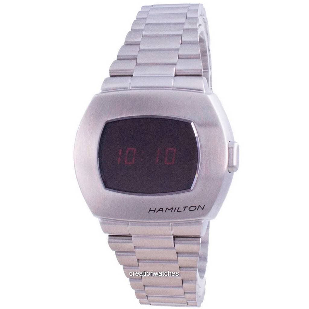 Hamilton American Classic PSR Digital Quartz H52414130 100M Men's Watch black
