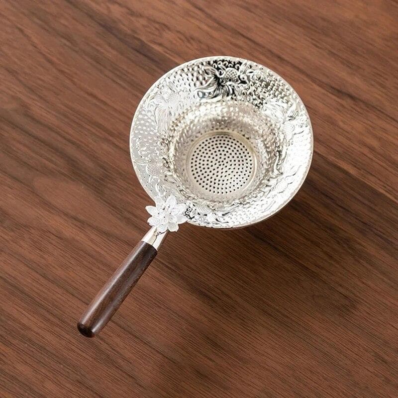 Metal Mesh Tea Strainer Stainless Steel Filter Sieve Teaware Lace Tea Drain Useful Tea Infusers Kitchen Accessories