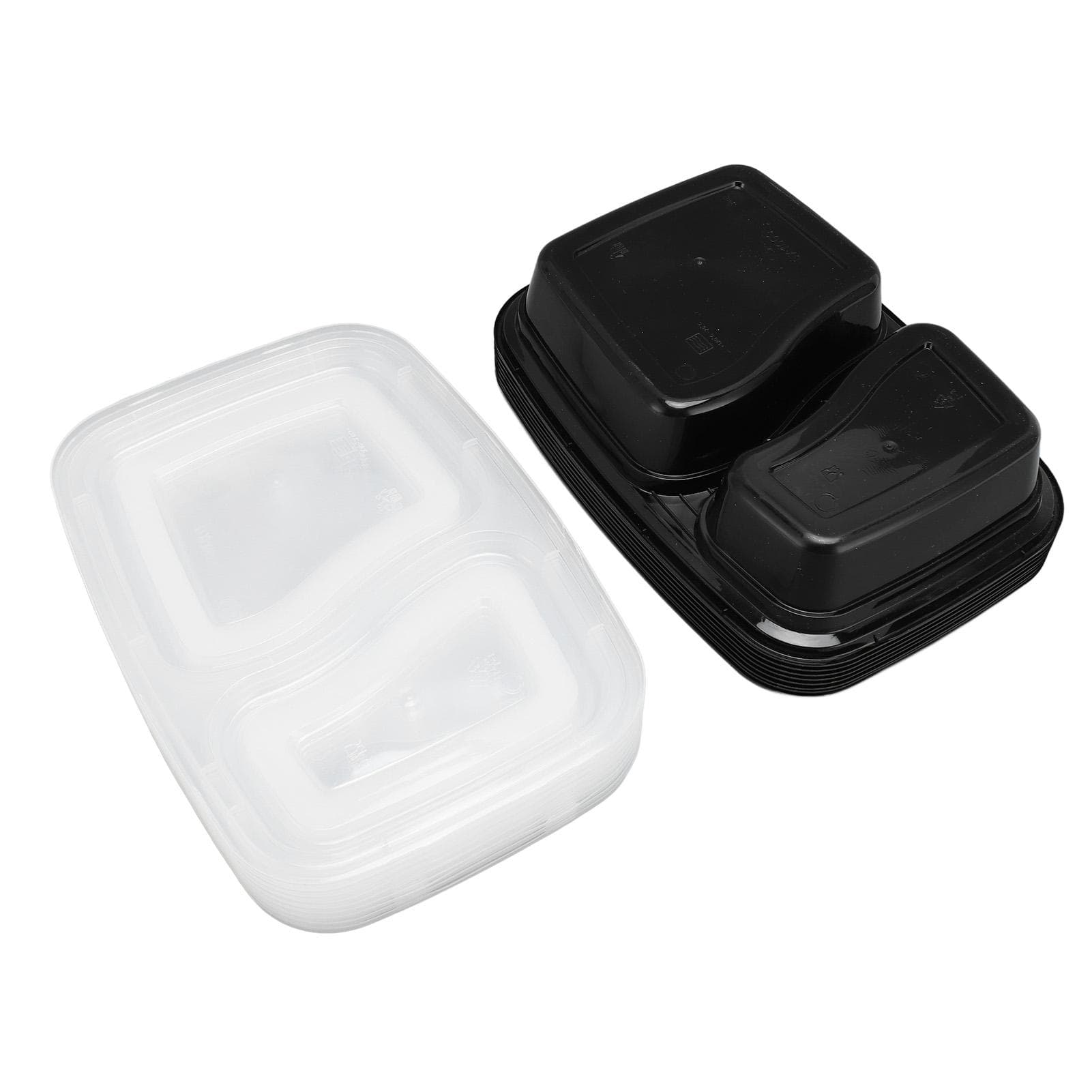 10pcs Take Out Containers Plastic Lunch Box Set Reusable Disposable Food Storage Containers for L
