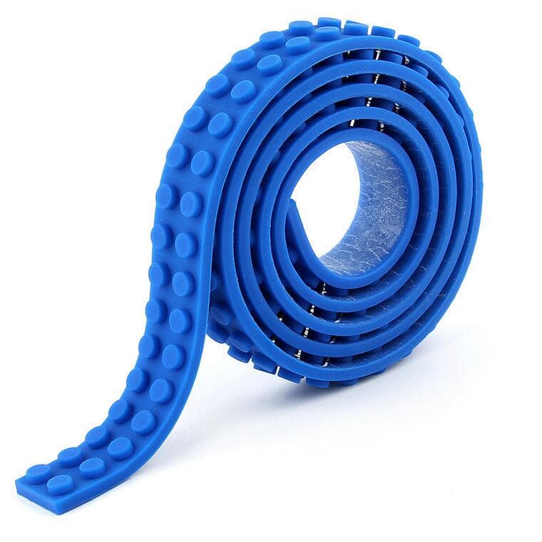 8colors 92cm Soft tape Children's toy Building blocks Strip Compatible with Lego Small particles DIY toys Free cut