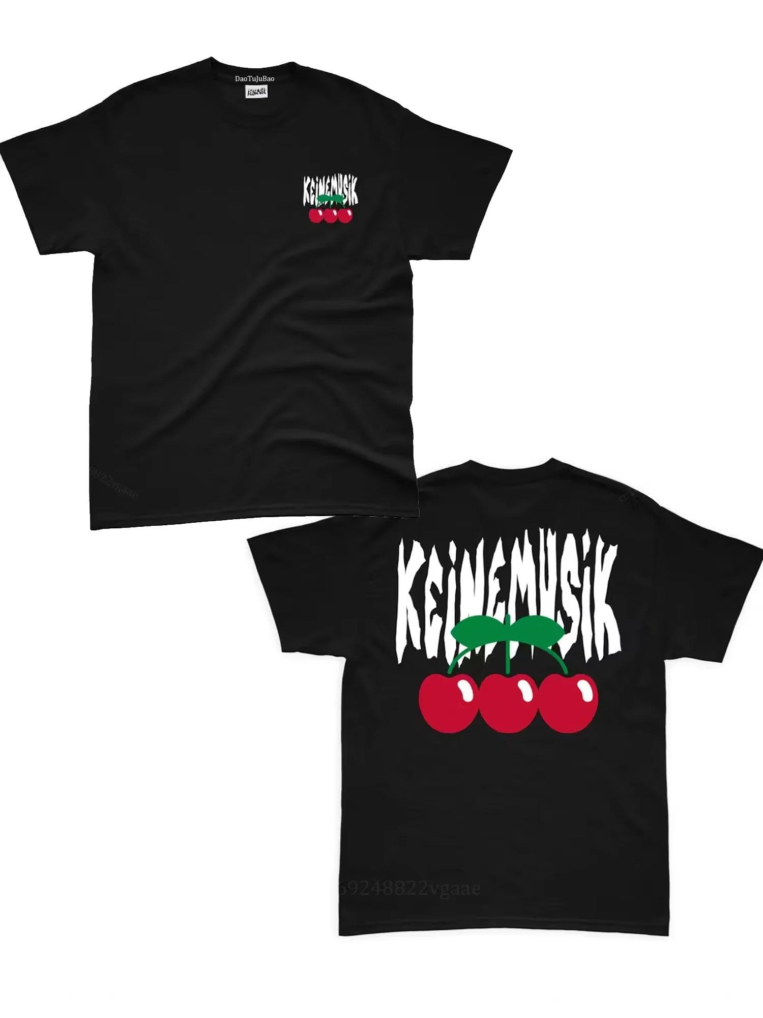 Summer Keinemusik X Pacha T Shirt Men's Women Fashion Streetwear Cotton Short Sleeve Tee Hip Hop Sportwear Oversized Casual Tops M