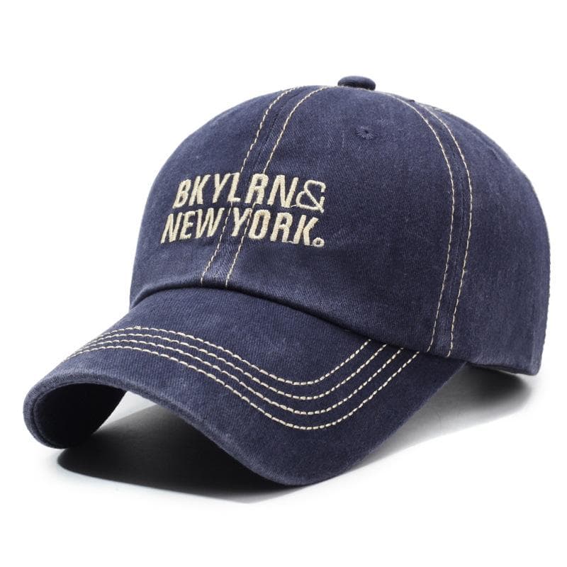Urban - Vibe BKYLRN& NEW YORK Baseball Cap for Leisure and Sports navy blue
