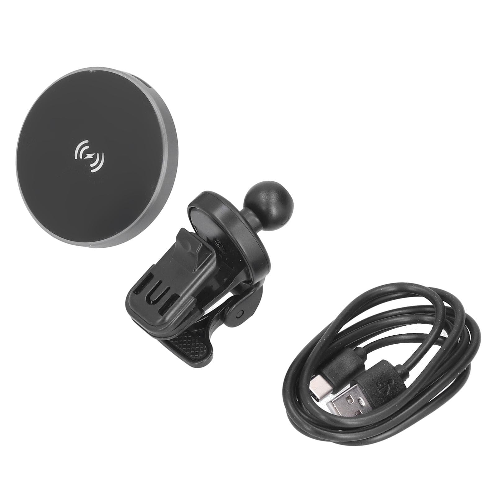 Magnetic Wireless Car Charger 360 degrees Rotation Stable Air Outlet Wireless Car Charger Mount for IPhone