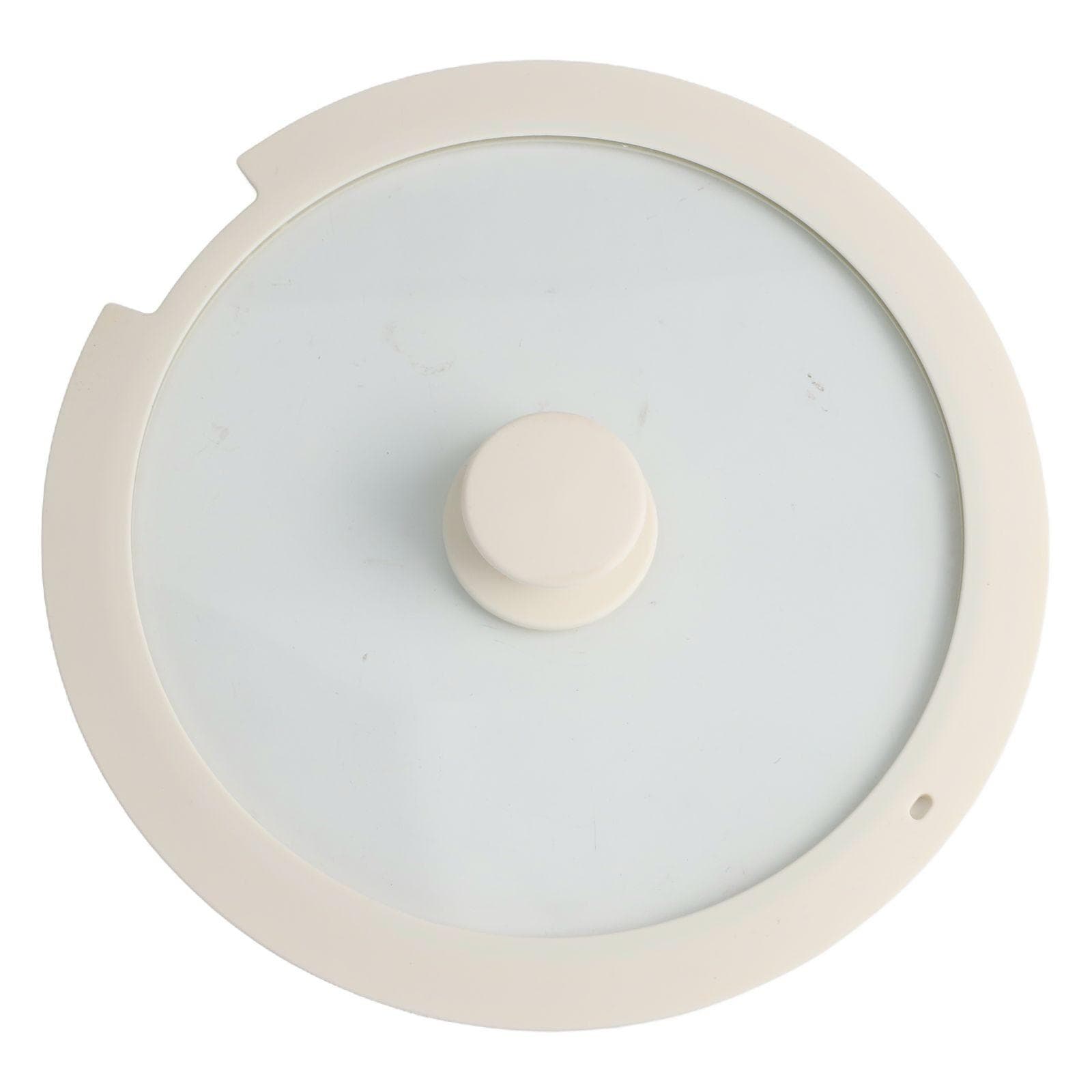 Sleek Black White Silicone Lids Available in Size Range of 18cm to 26cm