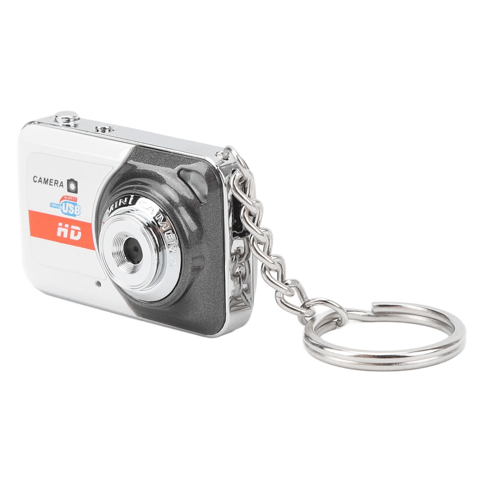 Thumb Camera HD Video Taking Pictures Exquisite Personality Fashion Compact DV Camera silver grey
