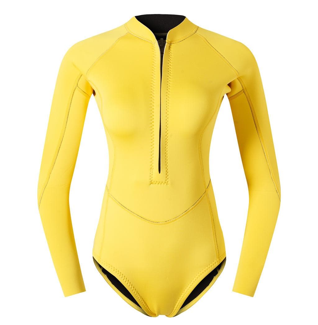 2Mm Wetsuit Women'S Wetsuit One-Piece Swimsuit Surfing Snorkeling Deep Diving Sun Protection Jellyfish Suit Bikini Outdoor S