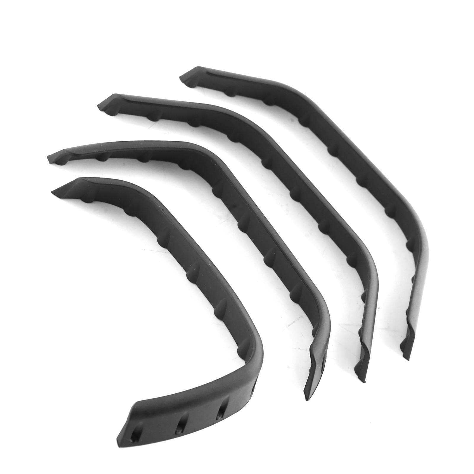 Plastic Body Shell Wheel Eyebrow Fender Flares Side Guard 8017 Replacement for TRAX4 Defender 1/10 black