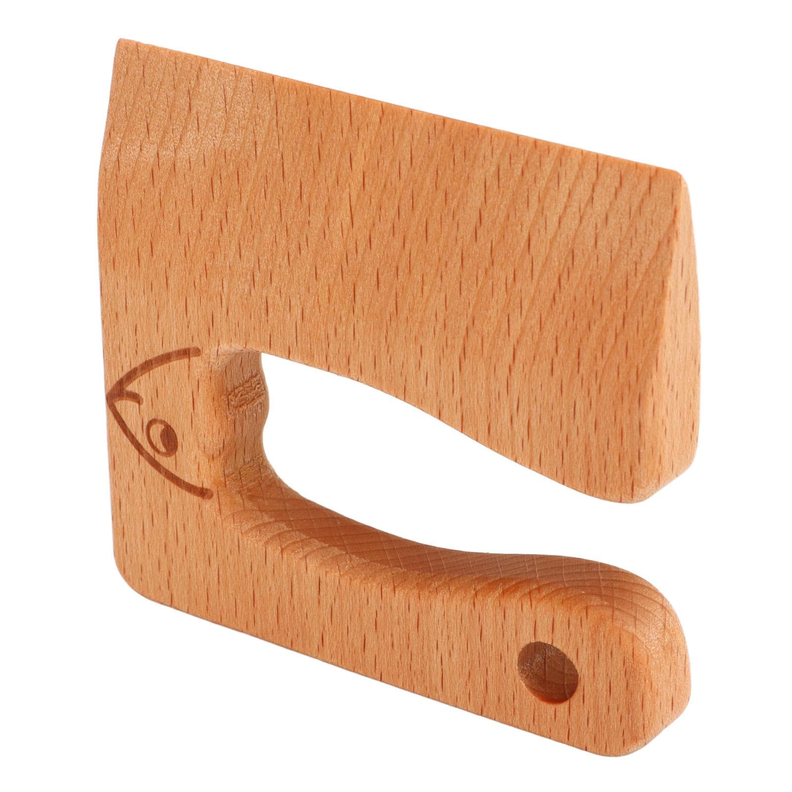 Kids Wooden Cutter Safe Vegetable Fruit Knife Toy Montessori Kitchen Tools for Toddlers Fish Type
