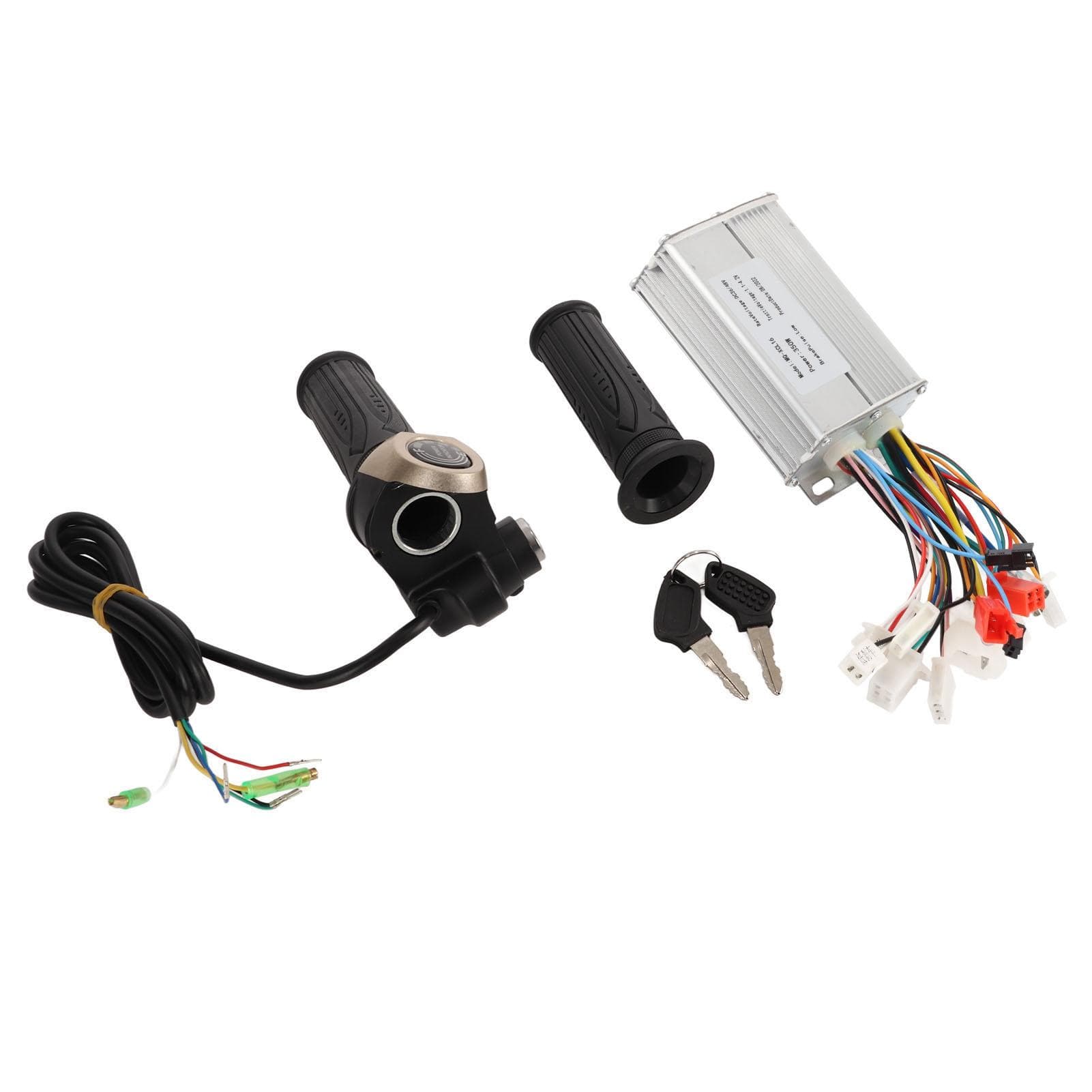 36V 48V 350W Motor Brushless Speed Controller with Battery Power Display Handlebar for Electric