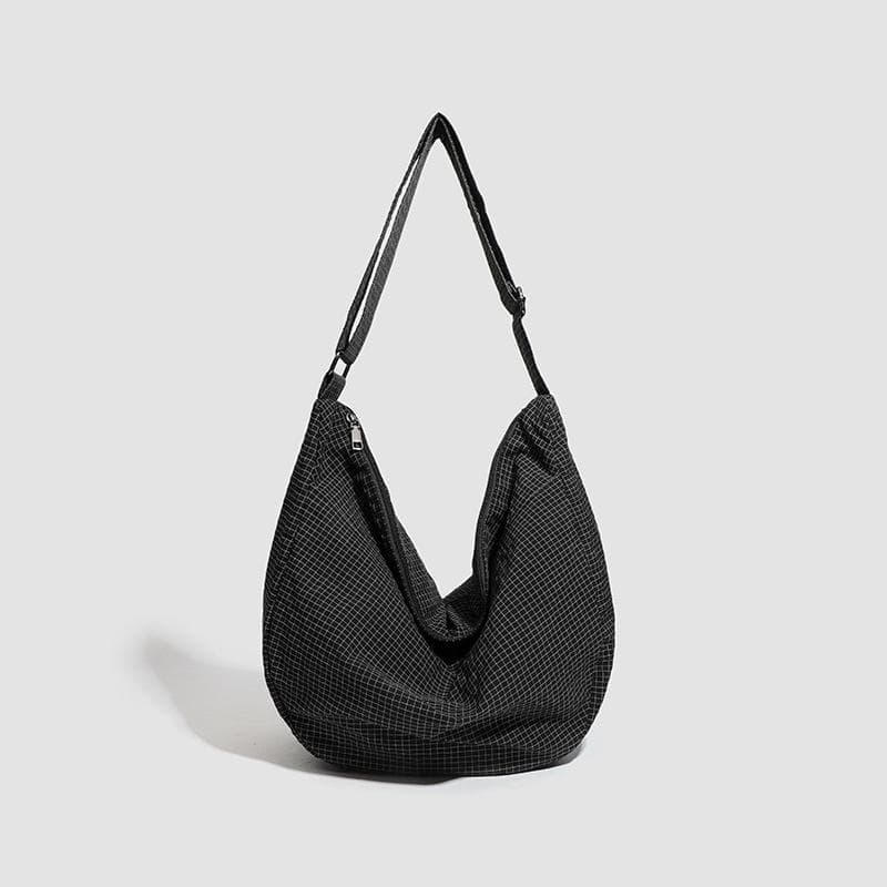 Slouchy Women's Shoulder Bag Trend Waterproof Nylon Fabric Bag Casual Shopping Crossbody Bag with Commuter Underarm Bag