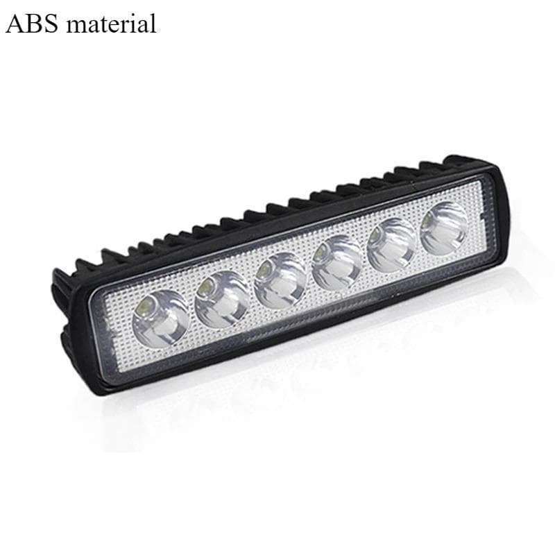 6 LED ABS Car LED Work Light DRL Spotlight High Bright Waterproof Auto Offroad SUV Truck Headlights Driving Lamp black