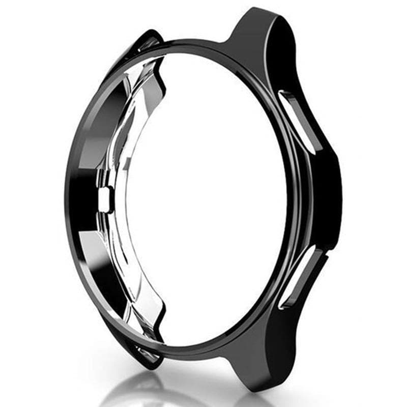 Case for samsung Galaxy watch 46mm/42mm strap TPU Plated Screen protector cover bumper S 3 42/46 mm Gear S3 Frontier band Galaxy watch 46mm black