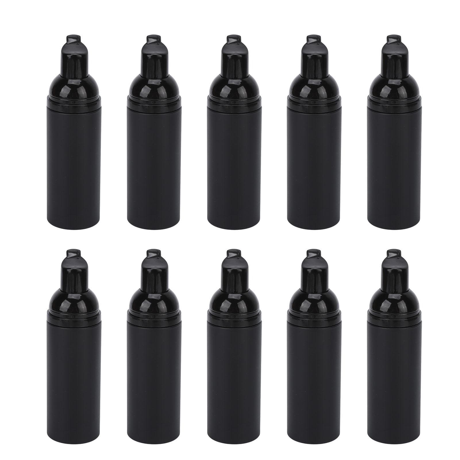 10Pcs 50ml Foaming Bottle Reusable Large Caliber Portable Press Type Travel Foaming Dispenser for