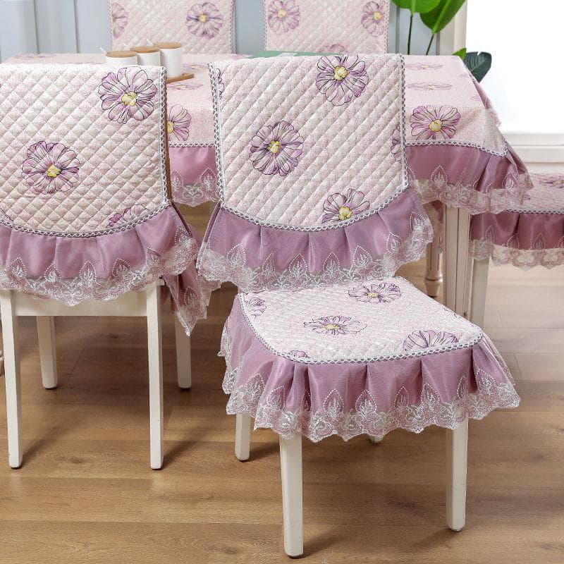 Dining Chair Covers Home Anti-dirty Cushion European Jacquard Chair Cover Cushion Household Chair Cushion Universal Home Decor chair cover 2sets