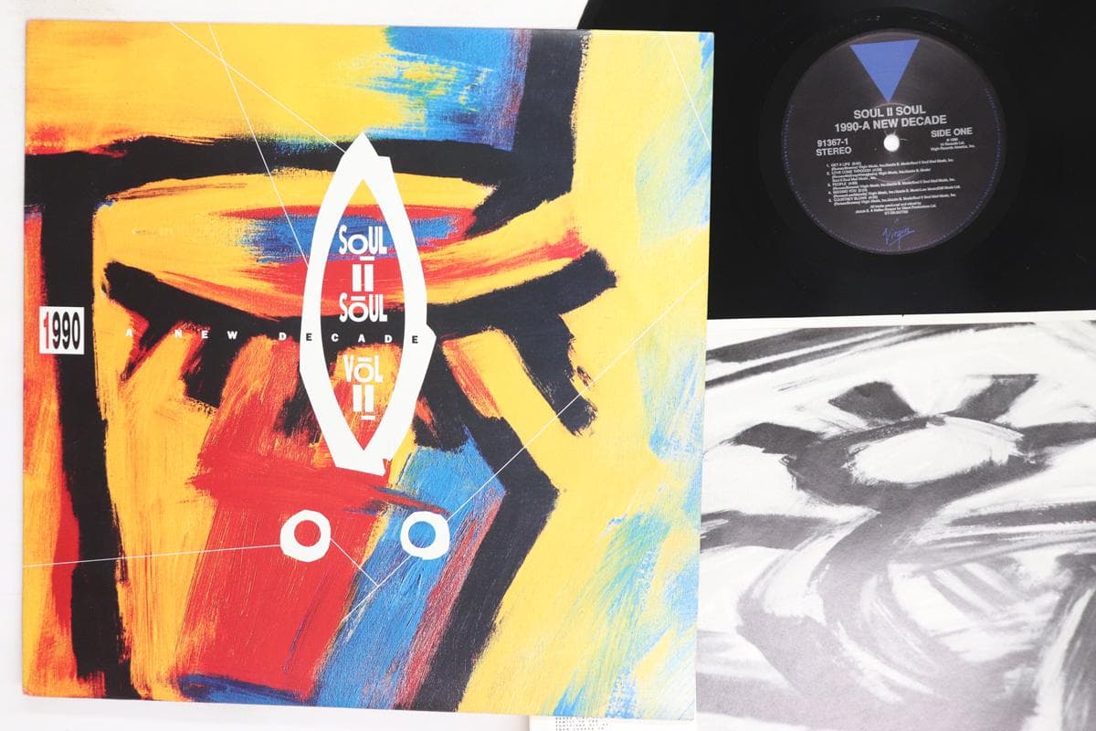 LP Record SOUL II SOUL Vol II 1990a New Decade 913671 VIRGIN 1990 US Rap HipHopRB Used