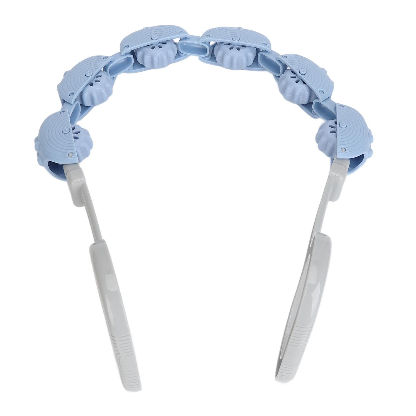 Blue Back Massager Roller Rope Detachable Ball Shoulder Neck Stretch Multi Functional Manual Muscle