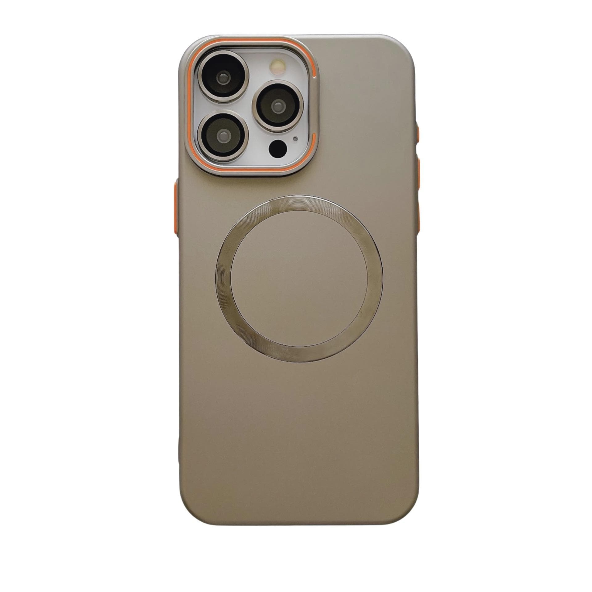 Applicable To IPhone15, ROP, Max Stand, Magnetic Phone Case, Lens Film, Matte Full Cover for IPhone 14 /15 iPhone14plus gray