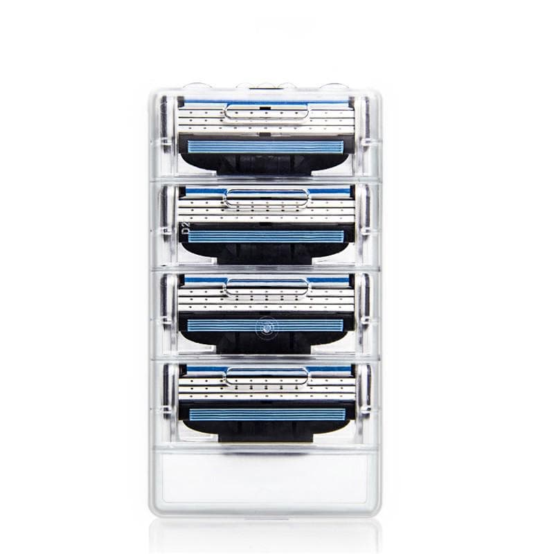 4pcs/8pcs Giulietta Razor Blades fit Men 3 Blade Shaving Cassettes Men Shaving Blades 4pcs blue