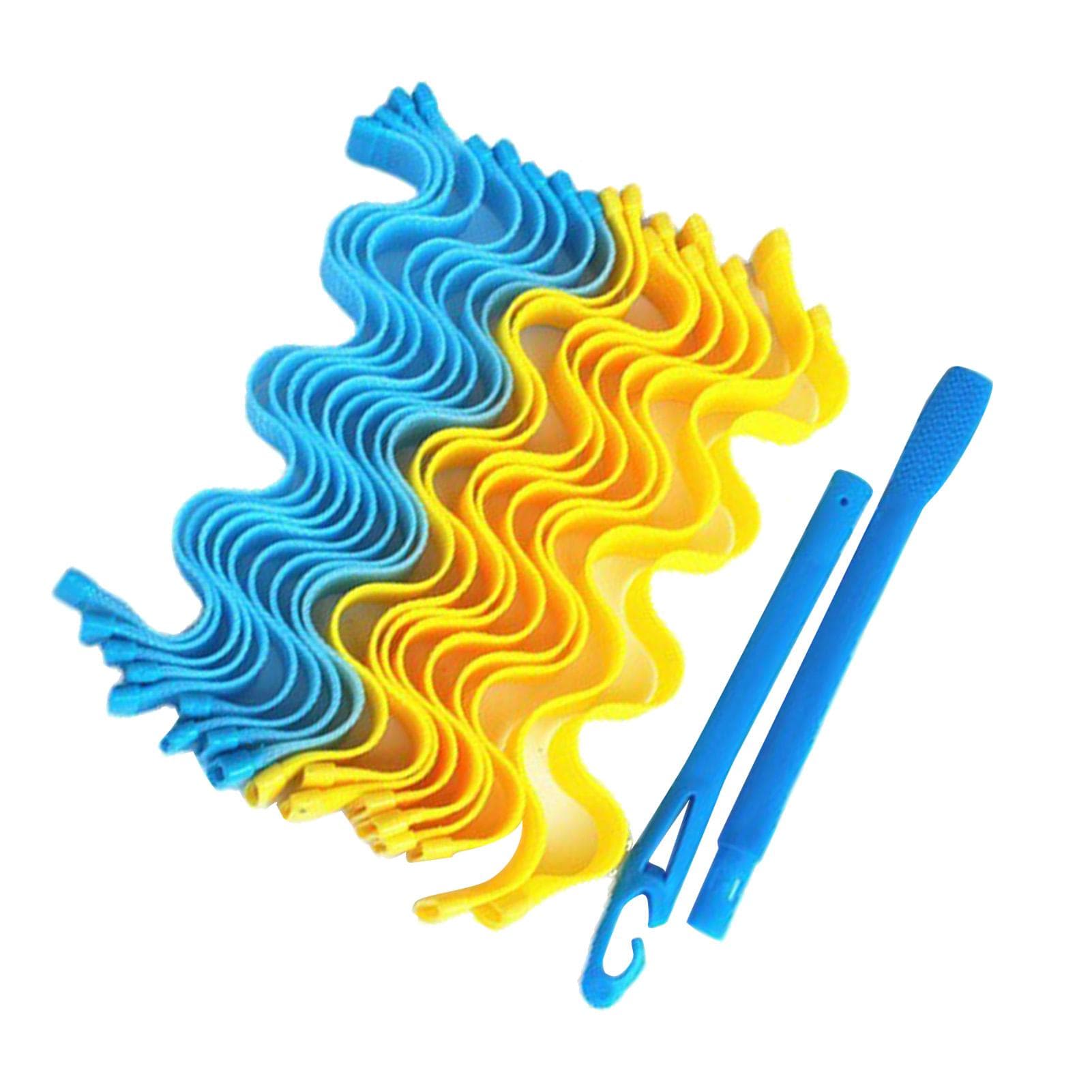 Spiral Curls Styling Kit DIY Plastic Hair Spiral Curl Styling Roller for Women Girls Extra Long