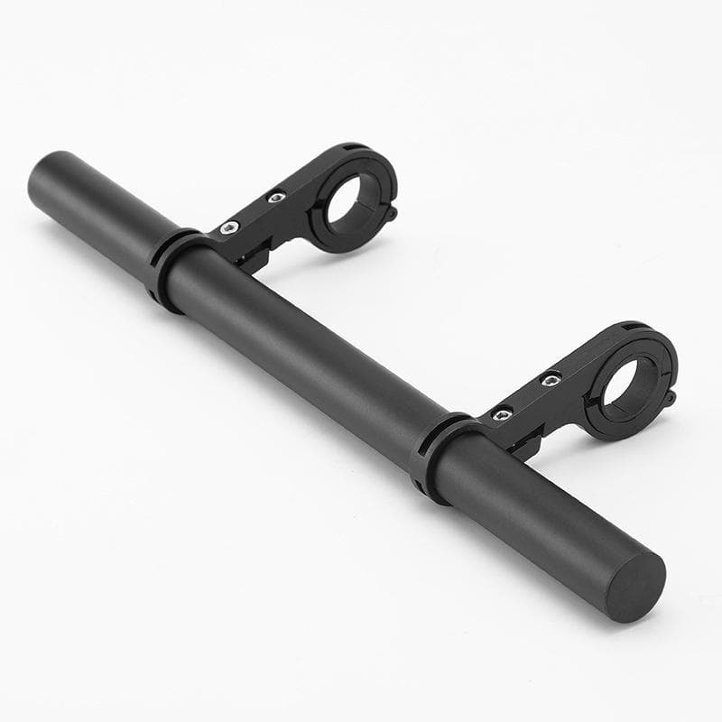 1Pcs Bicycle Handlebar Extension Rack Lamp Flashlight Bracket Clip Cycling Equipment Headlight Holder Accessorie 20cm black