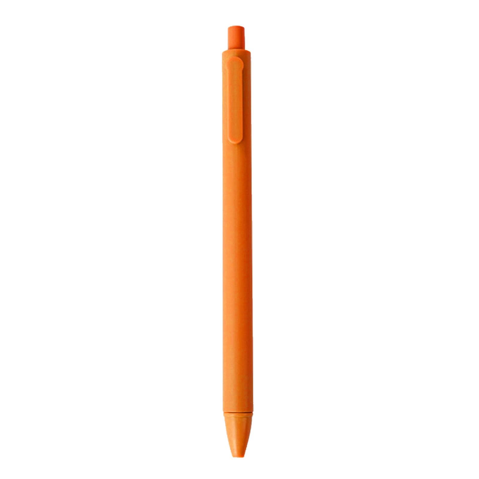 Gel Pen for Kids Students Adults Black Ink Medium Point Pressing Retractable Smooth Writing Pen for tan