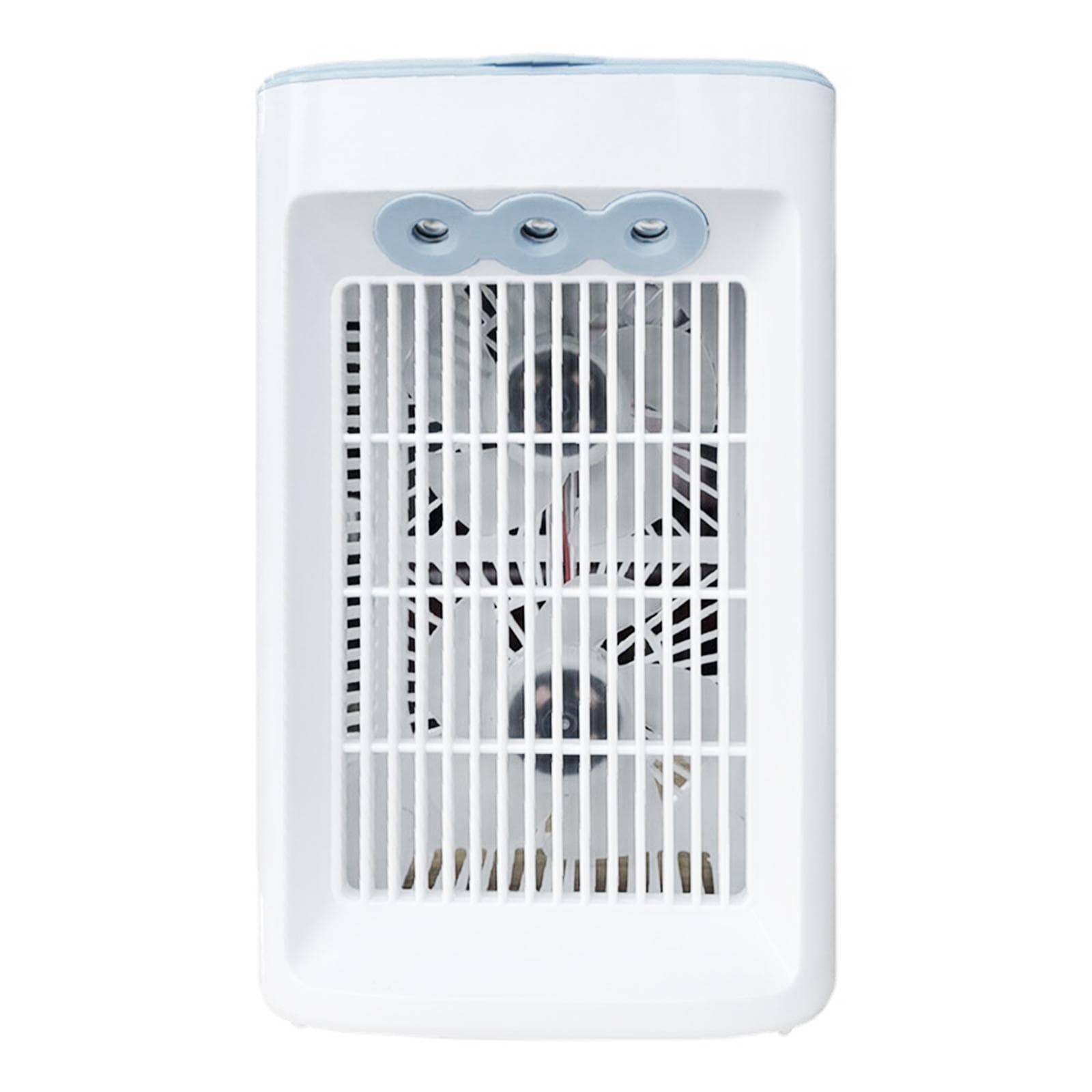 USB Desk Fan Portable Air Conditioner Fan Water Cooling Fan Desktop Table Fan Quiet 360 degrees Rotation white