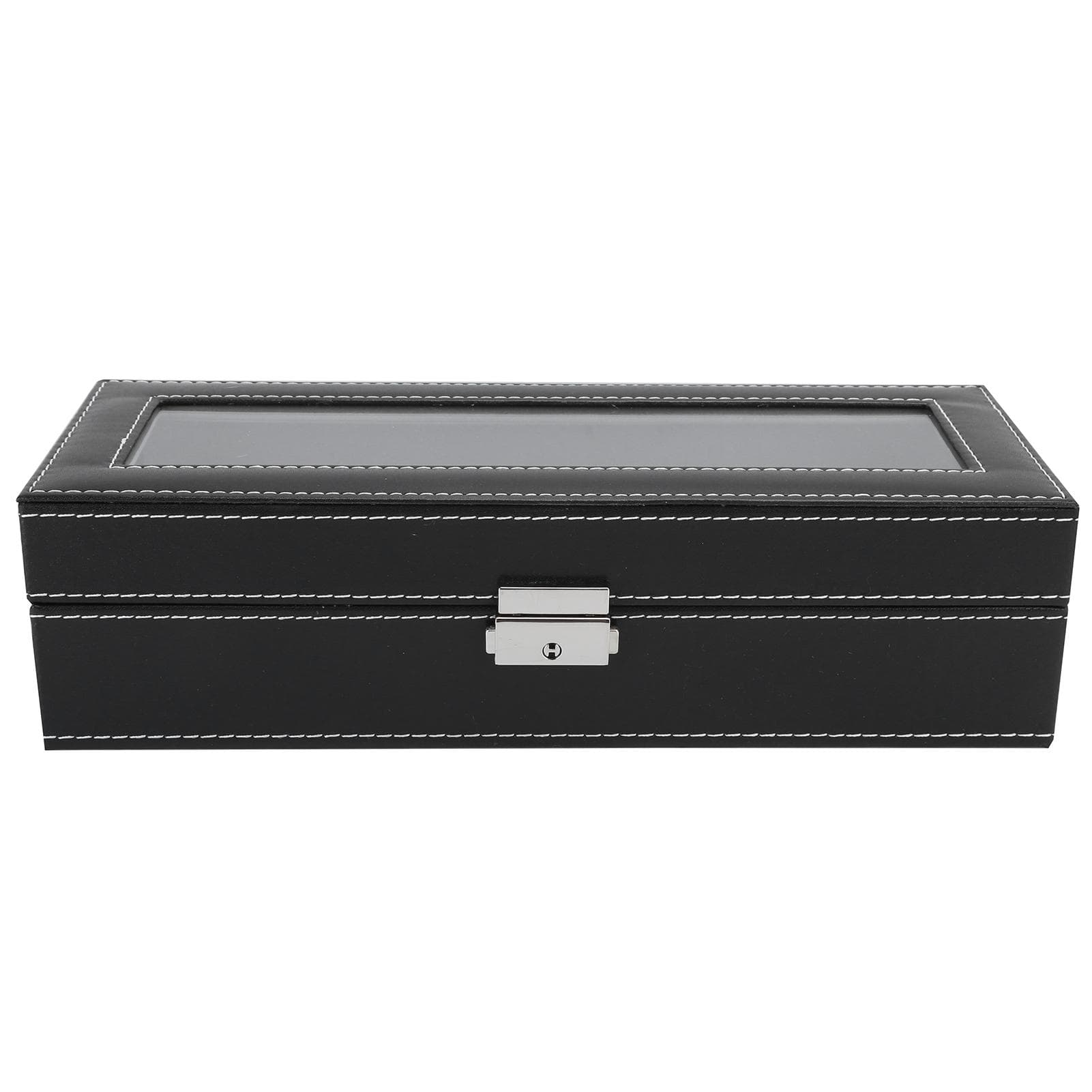 Watch Box Organizer Dislpay Delicate 6 Grids Luxury Case Jewelry Display Storage Case