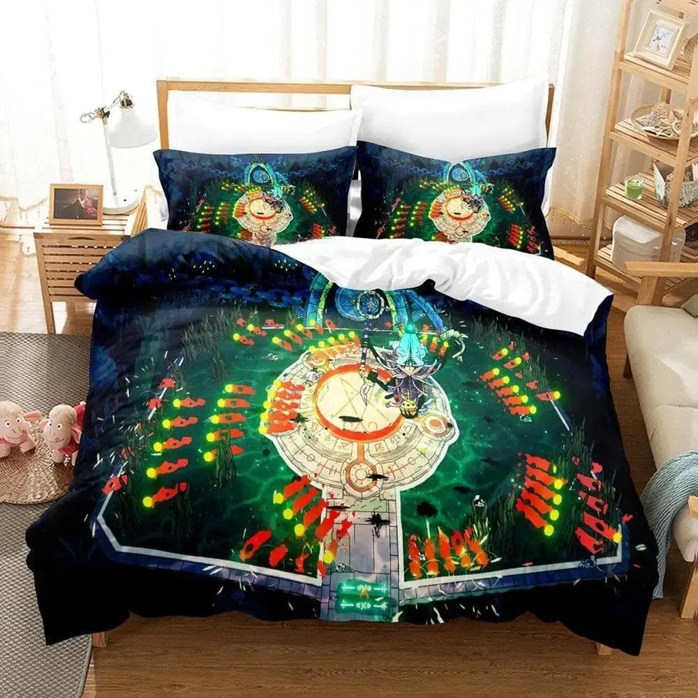 Cult Of The Lamb Bedding Set Single Twin Full Queen King Size Bed Adult Kid Bedroom Duvetcover 3D Print Anime Bed Sheet US Queen 228x228cm