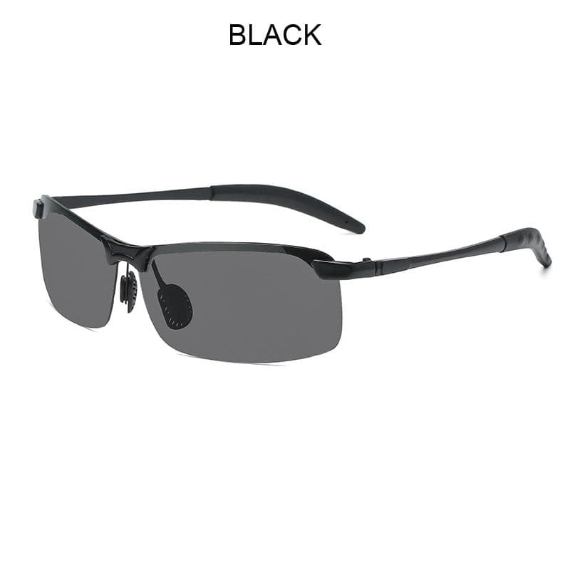 Classic Mens Photochromic Sunglasses Gradient Lens Driving Glasses Day Night Vision UV Protection Lightweight Comfortable