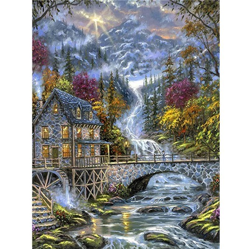 5D Diy Full Round Diamond Painting Still Diamond Embroidery 20X30CM
