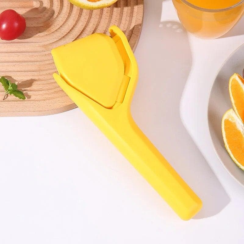 1PC Lemon Juicing Machine | Easy to Squeeze Manual Lemon Juicing Machine | Foldable and Flat to Save Storage Space Citrus Juicin yellow