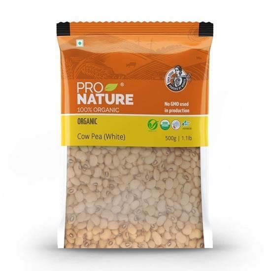 Pro Nature 100% Organic Cow Pea (White) 500 Grams