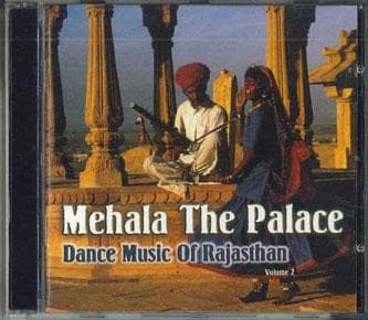 CD SARASWATI DEVI & HEERALAL DHANDHADA - Mehala - The Palace Vol.2 NR30122 NAVRAS 2003 Japan World Music Used