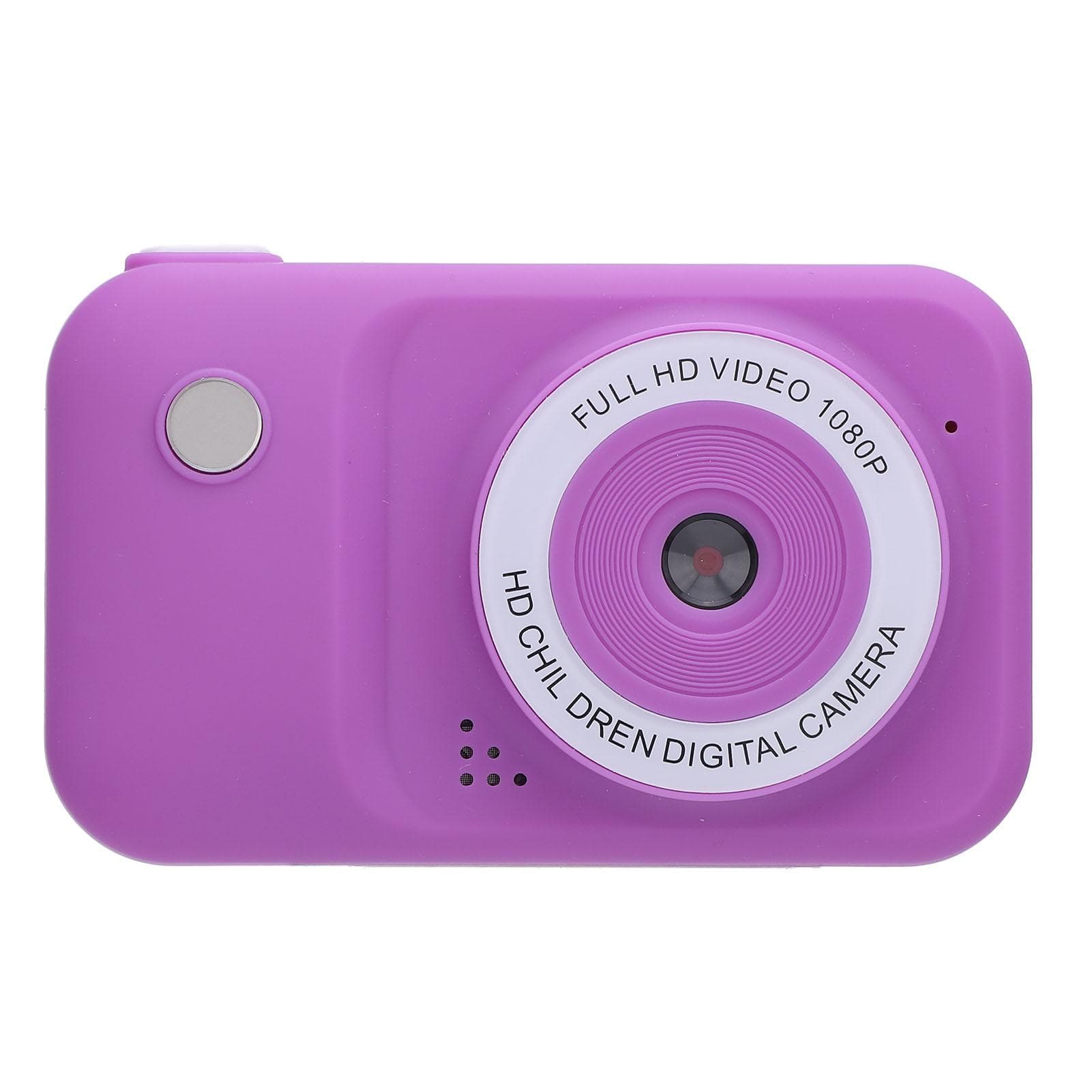 Digital Video Camera 1080P 3MP Front Rear HD Dual Lens Autofocus Cute Compact Digital Camera with 2 purple