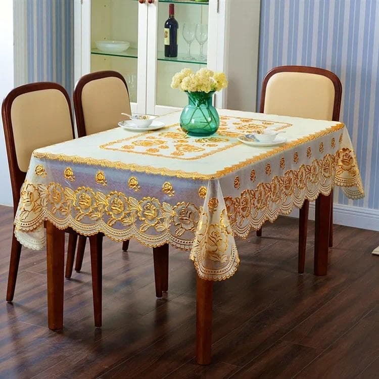 New PVC Tablecloth Tea Table Tablecloth Is Waterproof, Anti Scalding, and Washable Household Lei Dustproof Table Mat 120x160cm