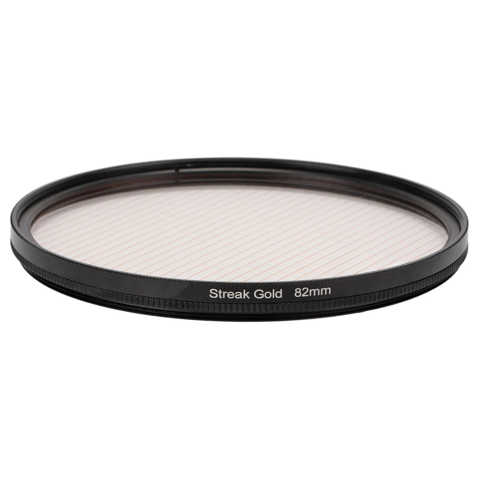 Junestar 82mm Streak Effect Digital Camera Filter Lens Cinematic Effect Lens Filter for Fujifilm gold