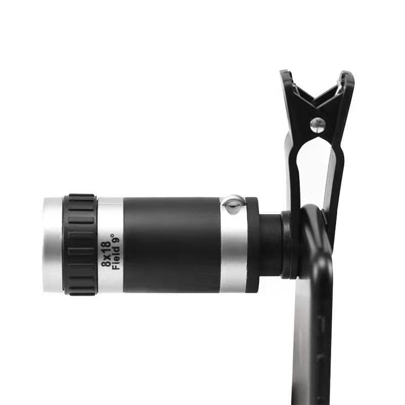 Factory Wholesale Telephoto Lens 8x18 Mobile Phone Camera Telescope High-definition Wide-angle Outdoor Photography.