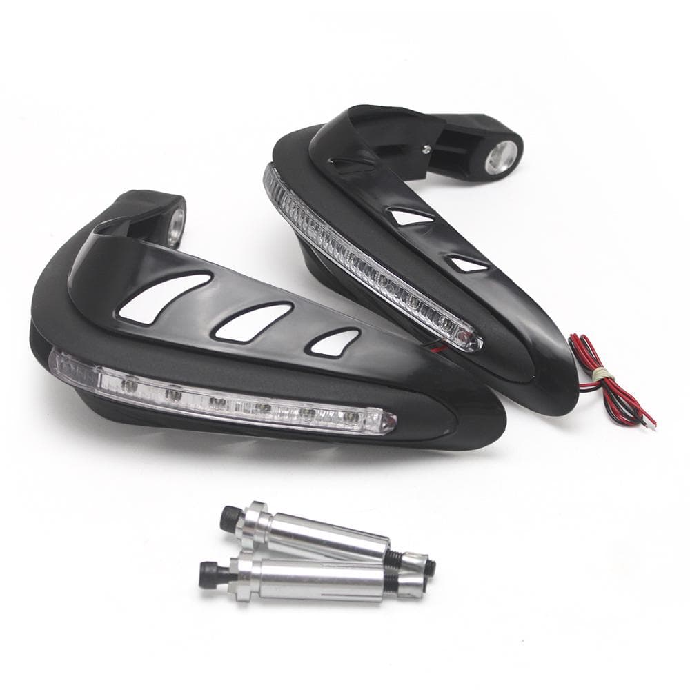 1 Pair Universal Motorcycle Handguards Motocross Hand Guards One black