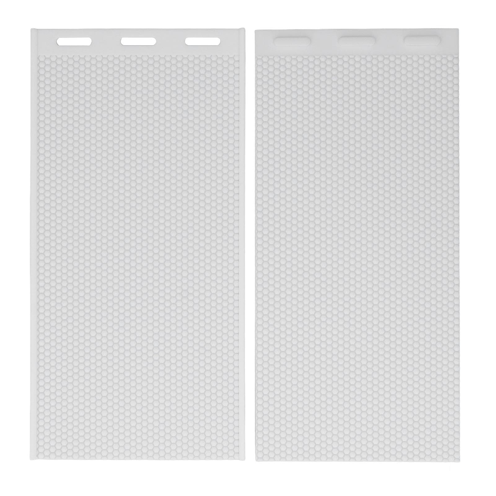 2Pcs 5.4mm Silicone Beeswax Mold Beeswax Foundation Press Mold Beekeeping Supplies