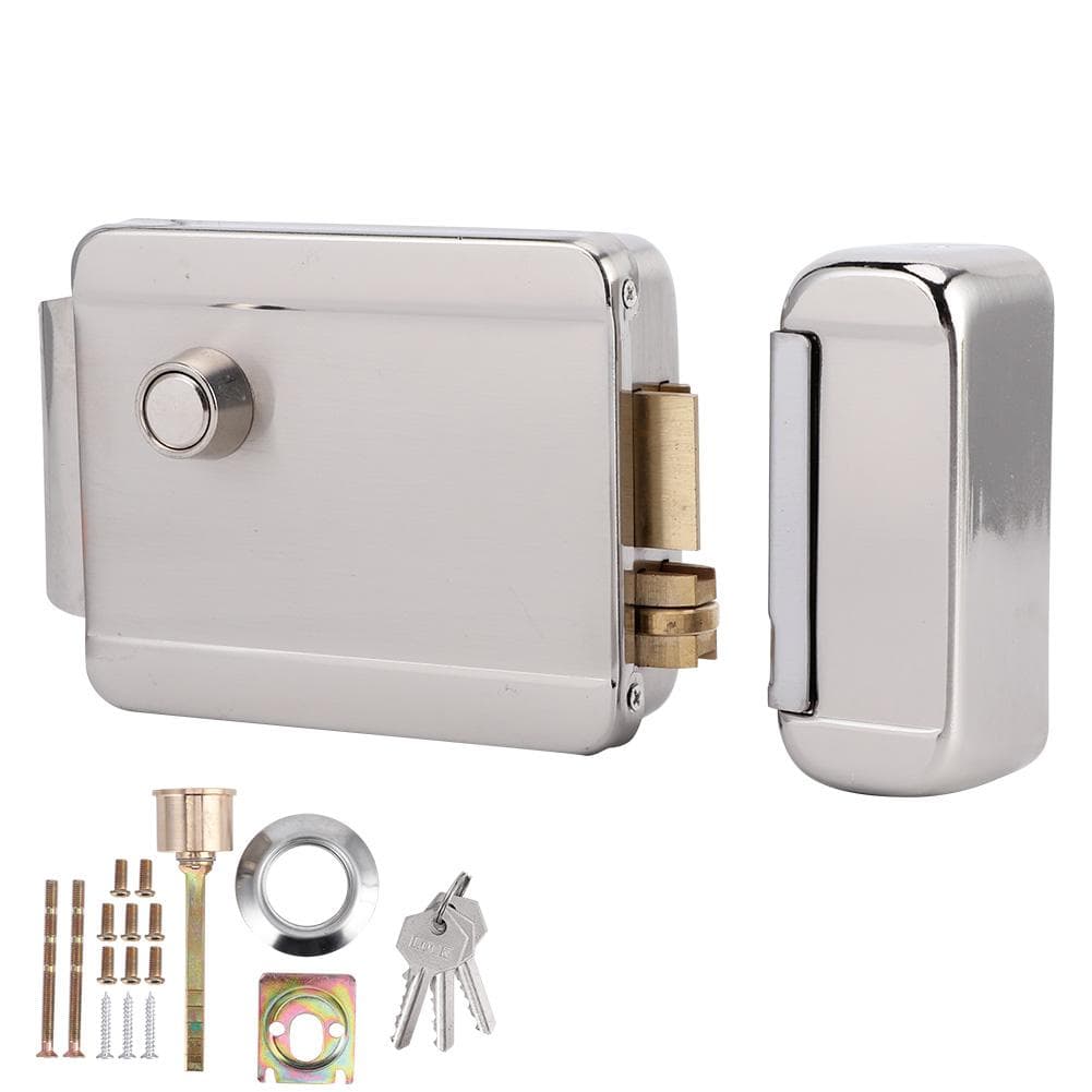 DC12V Single Headed Electric Control Lock Anti‑Theft Security Door Access for Home Totel