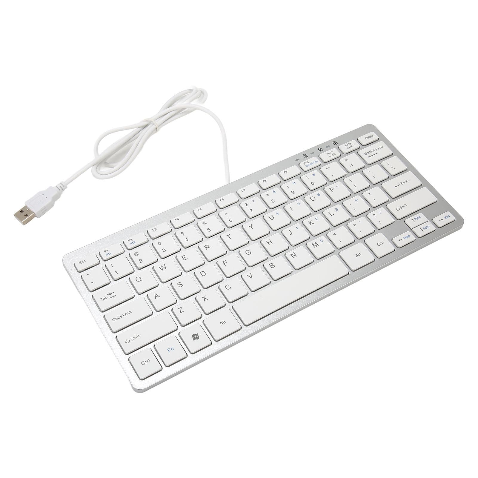 USB Wired Keyboard 78 Scissor Keys 13 Shortcut LED Indicator Keyboard for MacBook Pro Air Mini for