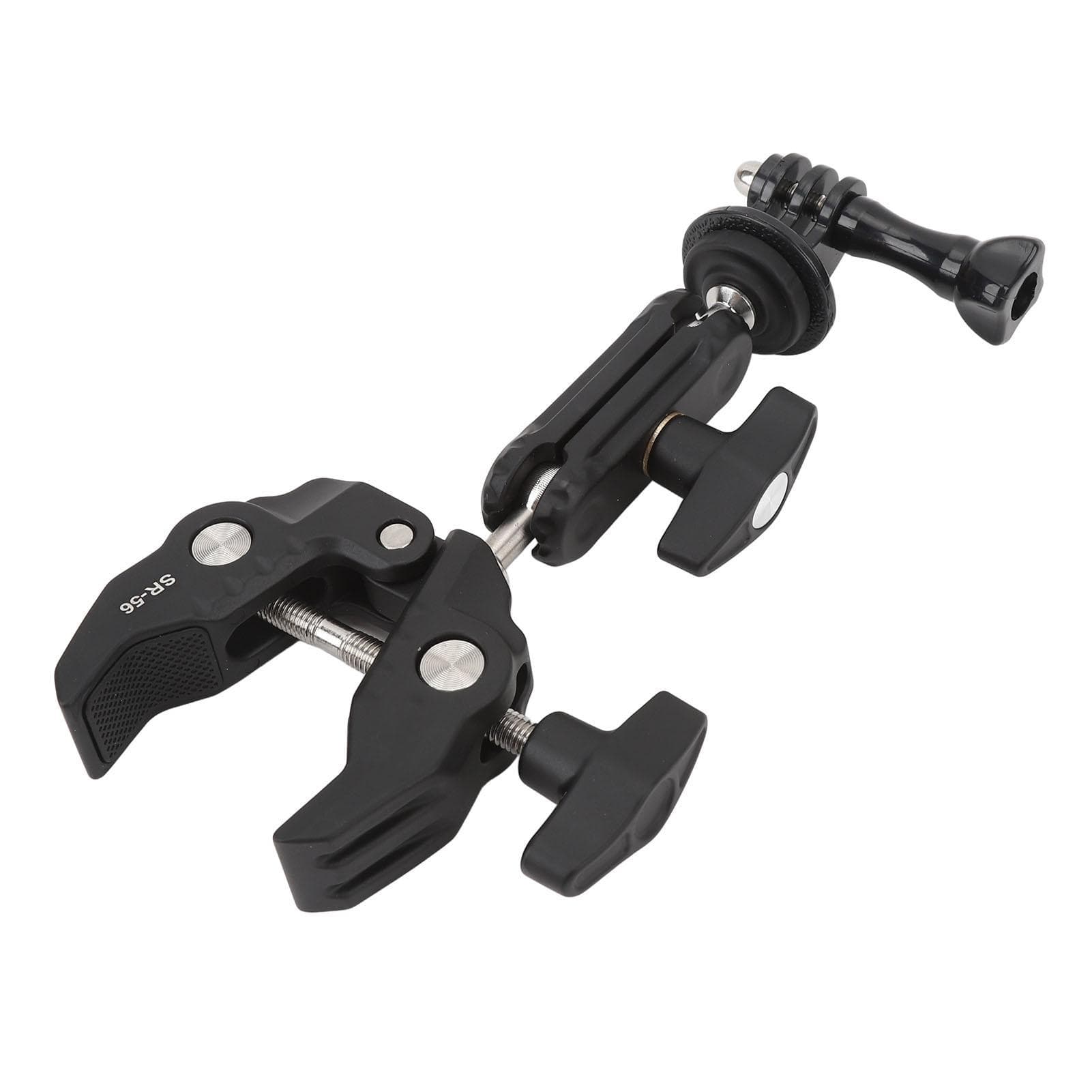 Super Clamp Magic Arm Aluminum Alloy Dual Ballhead Magic Arm Monitor Mount with 14 and 38 Thread