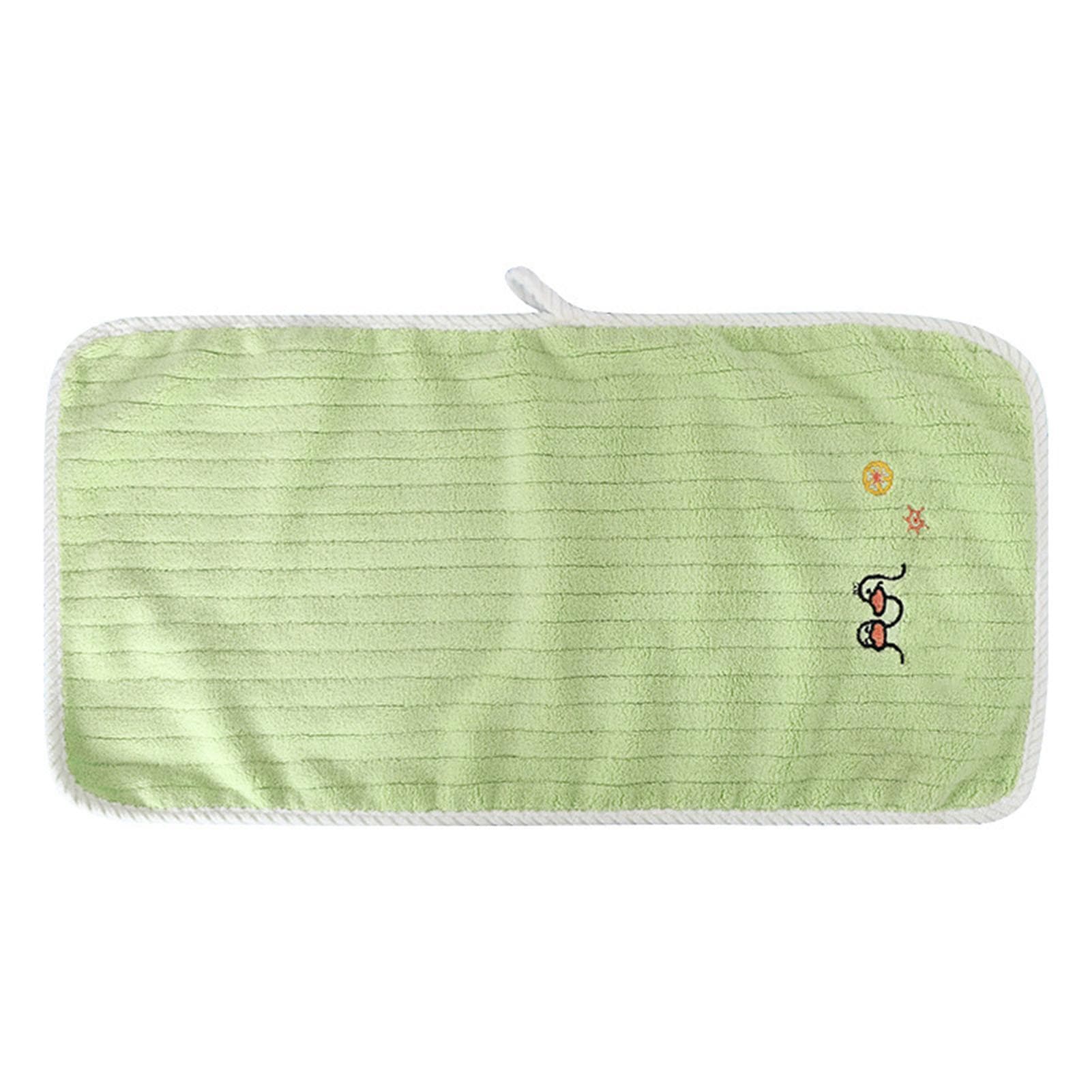 Kids Hand Towels Multipurpose Soft Absorbent Quick Drying Coral Velvet Hand Towels for Kids