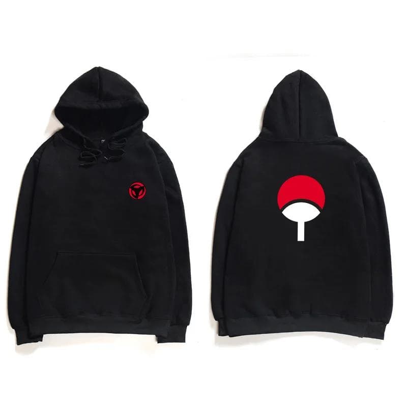 Hooded Fashion Casual Sweatshirt for Men Ninja Sasuke Hooded Long-sleeved Pullover Couple Hoodies & Sweatshirts Men’s S